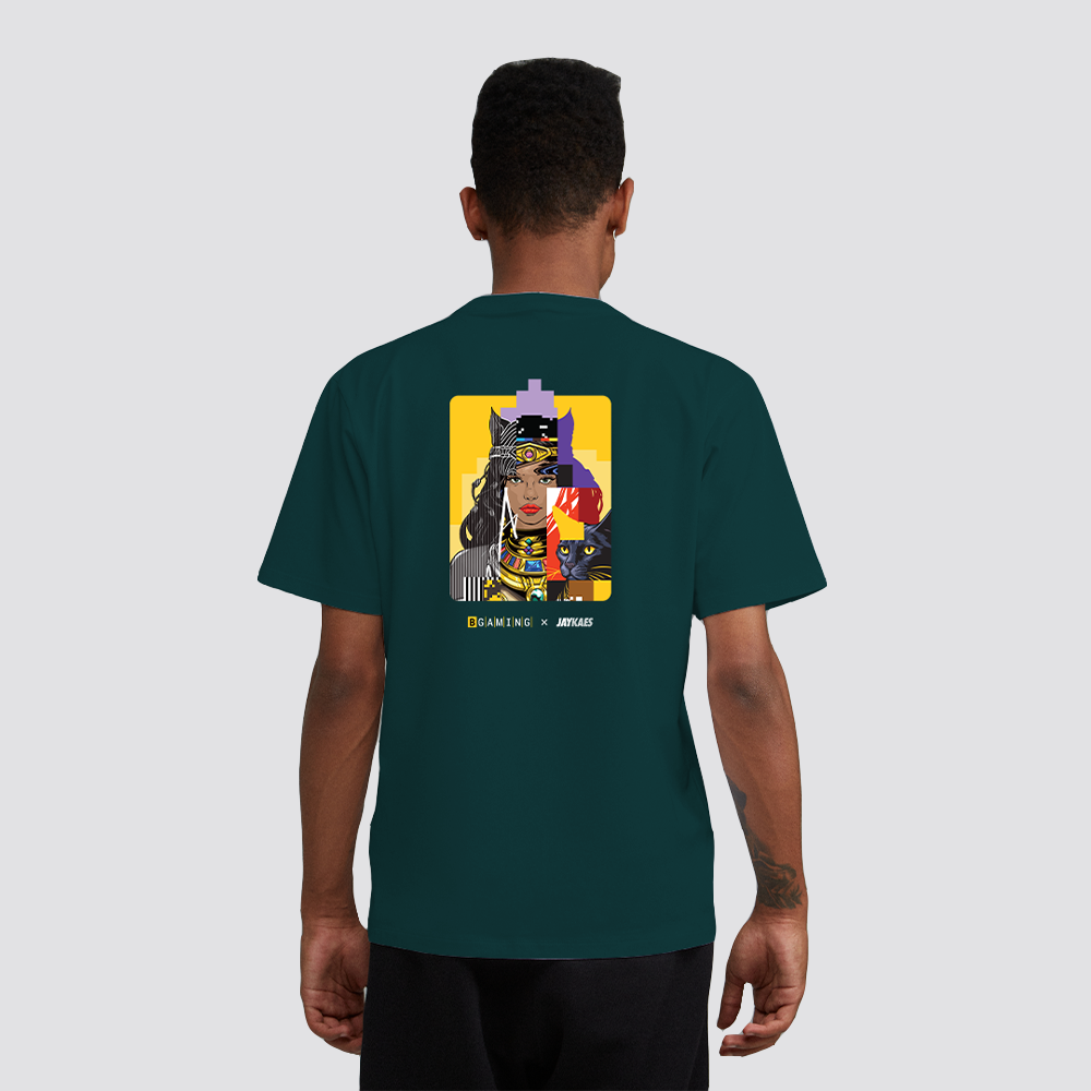 Green t-shirt BGaming x JAY KAES