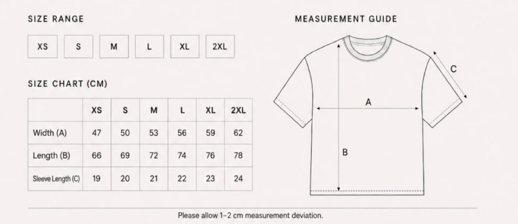 Poster Graphic Oversized T-Shirt