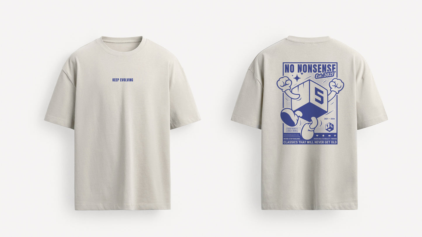 Poster Graphic Oversized T-Shirt