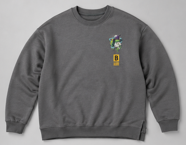 Grey Sweatshirt BGaming x MARCAMIX Elvis