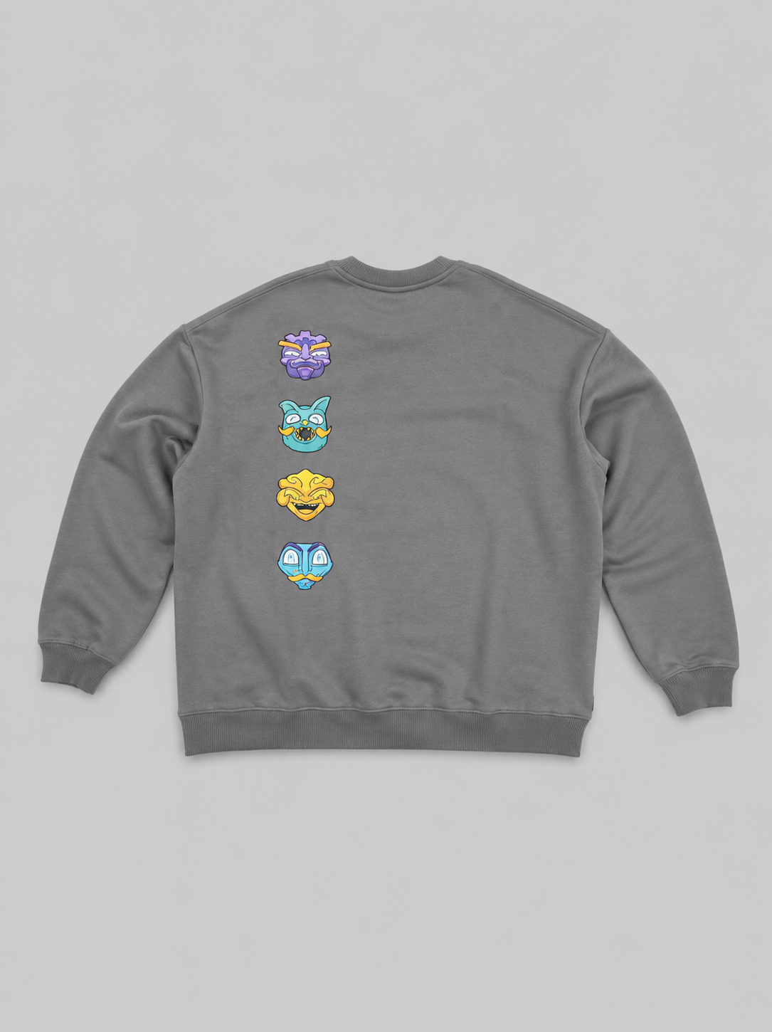 Grey Sweatshirt BGaming x MARCAMIX Aztek