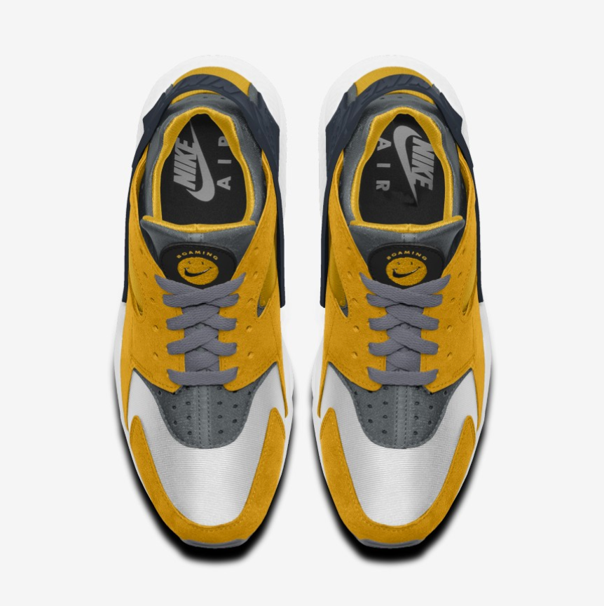 BGaming x Nike Air Huarache Yellow